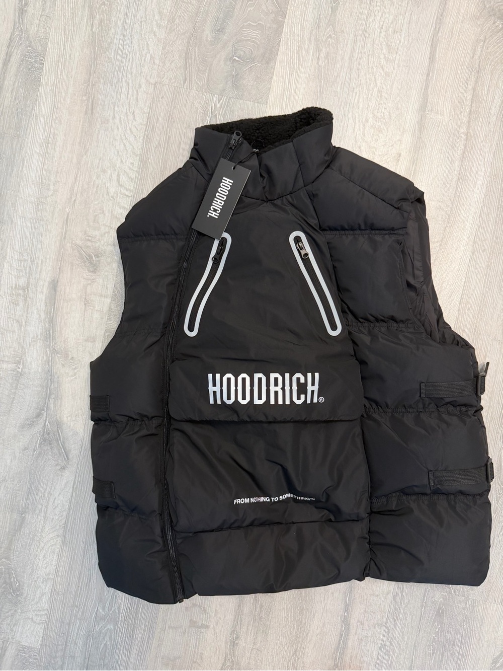 Hoodrich Men's Black Puffer Vest